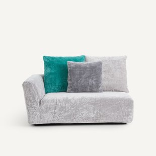 Halve bank van viscosefluweel, Chill