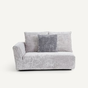 Halve bank van viscosefluweel, Chill