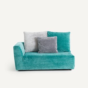 Halve bank van viscosefluweel, Chill