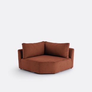 Omkeerbaar hoekelement, ribfluweel, Monica