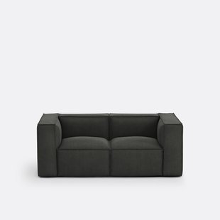 Modulaire bank, 2-zit, ribfluweel, Seven