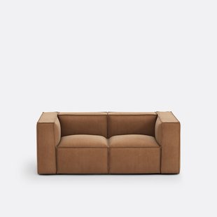 Modulaire bank, 2-zit, ribfluweel, Seven