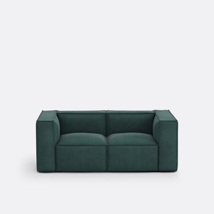 Modulaire bank, 2-zit, ribfluweel, Seven