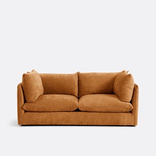 Bank 3-zit, getexureerd dik fluweel, Malo