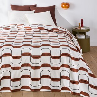 Geborduurde katoenen beddensprei, Nati