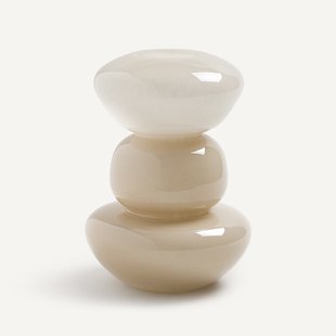 Handgeblazen glazen vaas H25,2 cm, Fysa