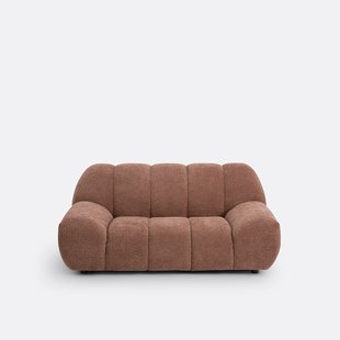 2-zitsbank, chenille fluweel met reliëf, Nuria