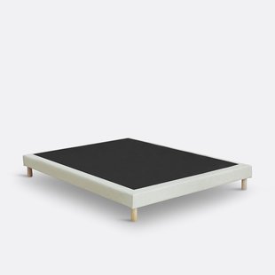 Beklede bedbodem met 12 latten en pootjes