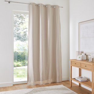 Katoenen verduisteringsgordijn met oogjes, Scenario