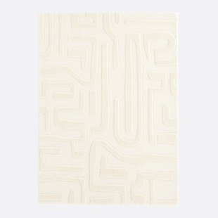 100% wollen vloerkleed met grafisch motief, Melko