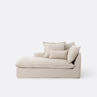 Longchair links mêlee polyester, Odna