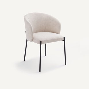 Tafelstoel in gevlekte stof Kinna