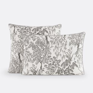 Kussensloop van gewassen perkaal katoen, Roxane