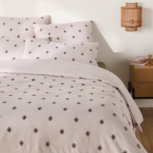 Dekbedovertrek in gewassen katoen, Avara