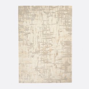 Plat geweven vloerkleed met abstracte motieven, Aruni