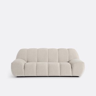 Vintage 3-zitsbank in ribfluweel, Nuria