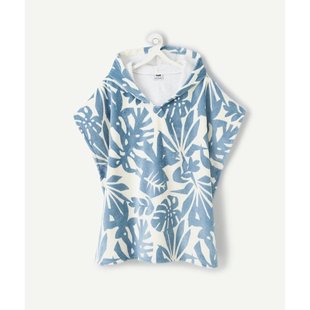 Poncho met kap, in badstof