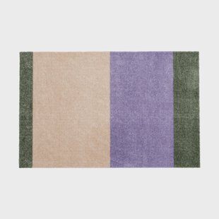 tica copenhagen Stripes deurmat horizontaal Lilac-ivory-green, 60x90 cm