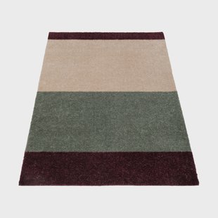 tica copenhagen Stripes gangmat horizontaal Green-ivory-bordeaux, 67x120 cm