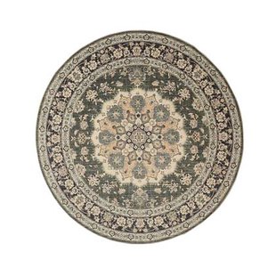 Heritaged Rond Vintage buitenkleed - Valenca Nova donkergroen - 200 cm