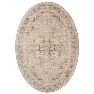 Heritaged Buitenkleed ovaal Vintage - Valenca Fino lichtgrijs|beige -