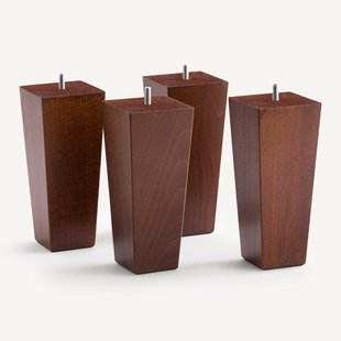 Set van 4 poten voor beddenbodems, Trapecio