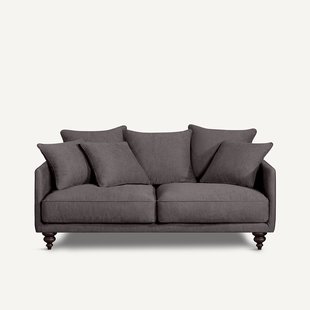 3-zits compacte bank van viscose/polyester, Lazare