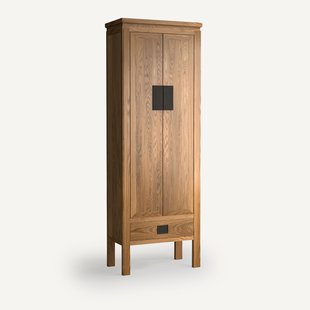 Chinese kast in massief eikenhout en fineerhout, Ling
