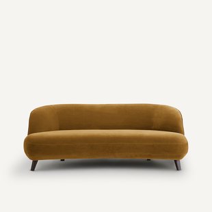 Bank in fluweel, Rosebury design E. Gallina