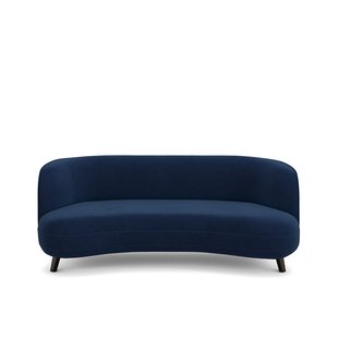 Bank in fluweel, Rosebury design E. Gallina