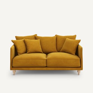 3-zits compacte fluwelen zetel, Lazare