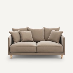 3-zits compacte fluwelen zetel, Lazare