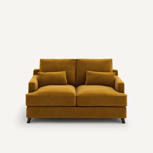 Compacte bank in fluweel, Alwine