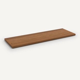 Kastplank L110 cm met walnootfineer, Johanez