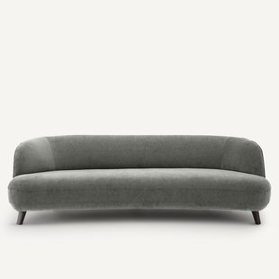 5-zitsbank in stonewashed fluweel, Rosebury design E. Gallina