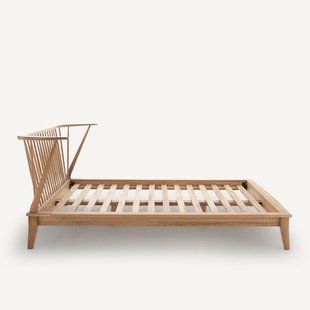 Bed van massief eikenhout, Caspian