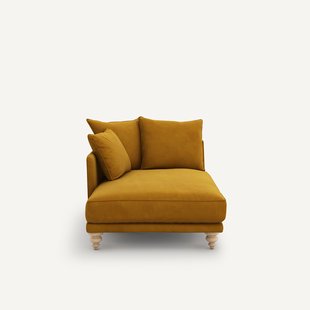 Longchair van fluweel, Lazare