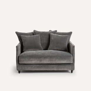 2-zits omvormbare bank van fluweel, Lazare