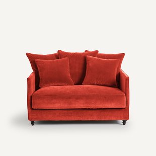 2-zits omvormbare bank van fluweel, Lazare