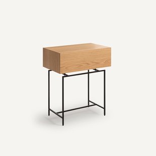 Nachtkastje, fineer eik, Oreko