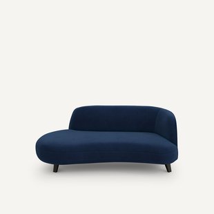 Bank Dormeuse in fluweel, Rosebury design E.Gallina Bank Dormeuse in fluweel, Rosebury design E.Gallina