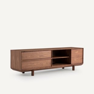 TV-meubel in notenhout en fineer Gloria design E. Gallina