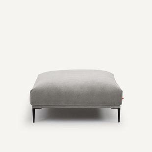 XL voetenbank in fluweel, Oscar, ontwerp E.Gallina