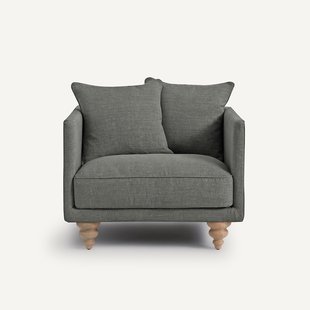 Fauteuil katoen/linnen, Lazare