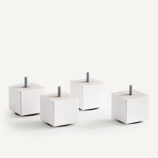 Set van 4 lage vierkante poten, Jarano