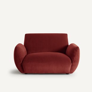 Fauteuil in fluweel, Spogano