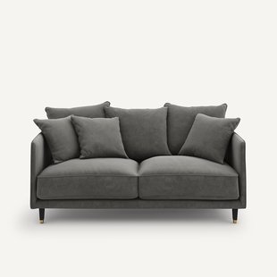 3-zits compacte fluwelen zetel, Lazare