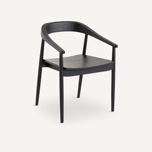 Eikenhouten en gefineerde tafelstoel, Galb