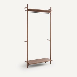 Kledingrek voor dressing, notenhout en fineer, Rory