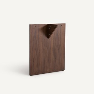 Bureaupoot in notenhoutfineer, Working